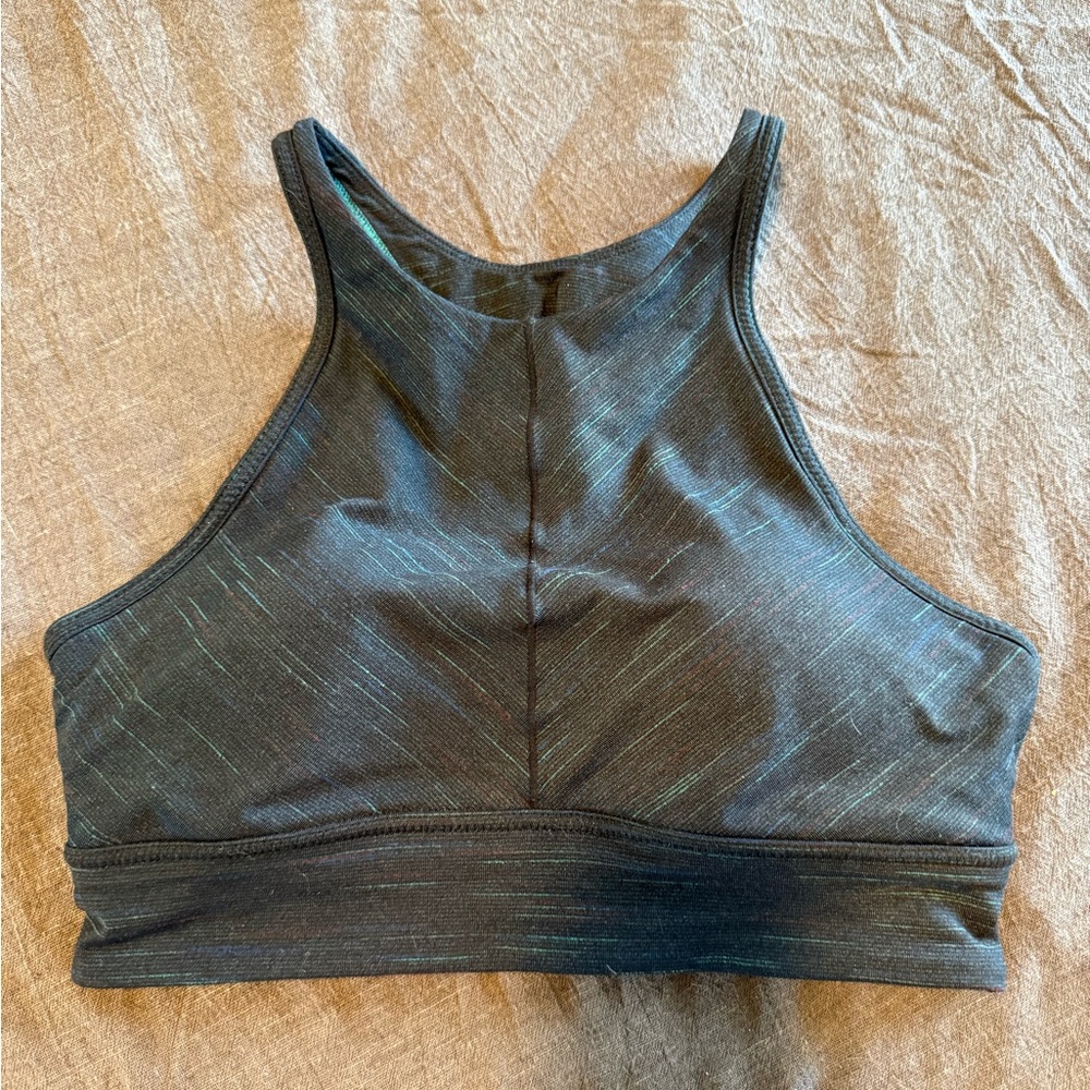 Prana-Women's High Neck Sports Bra - Black